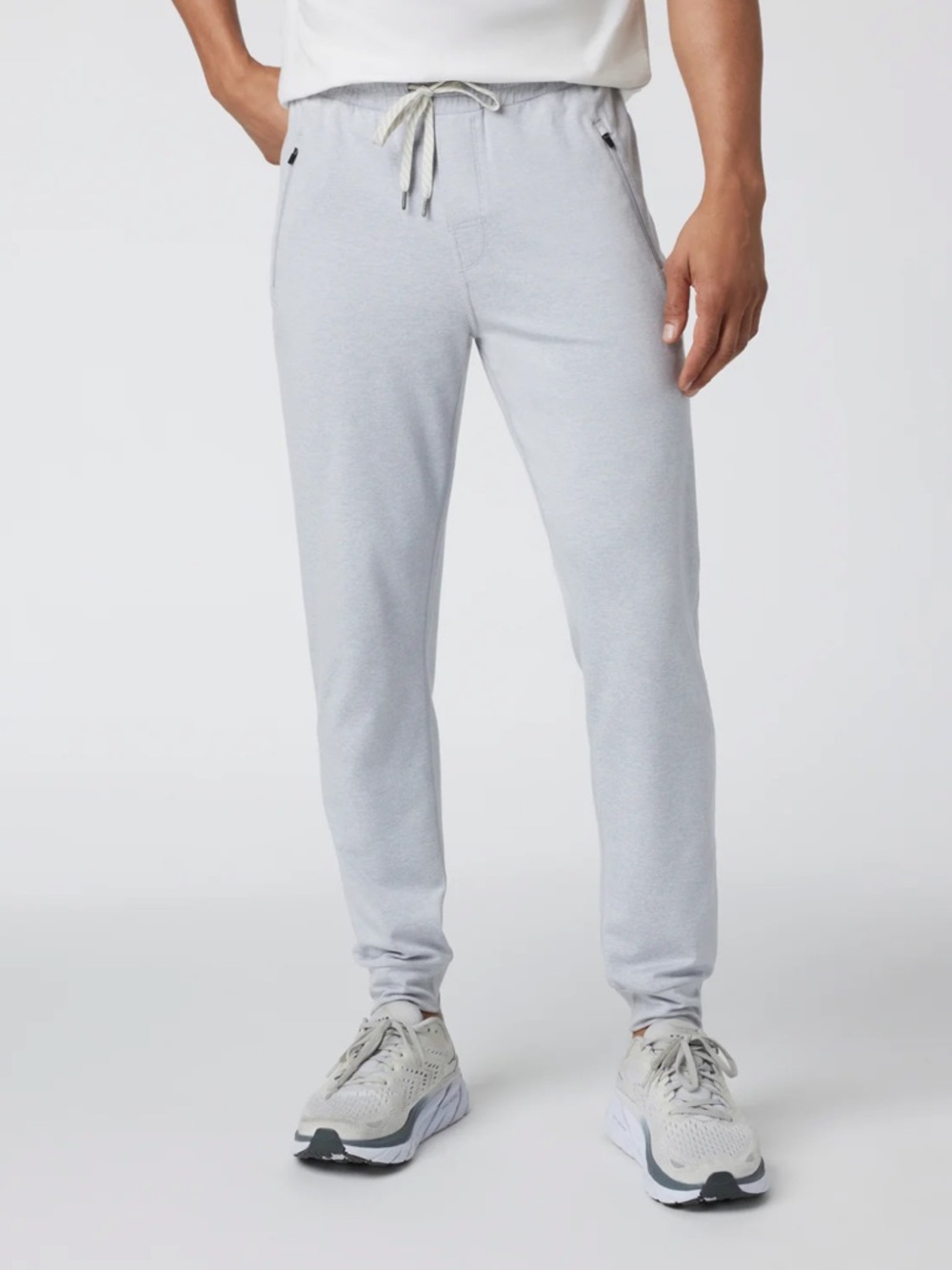 Vuori Men's Ponto Performance Jogger Medium Platinum Heather large